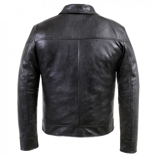 Raven Black Leather Jacket