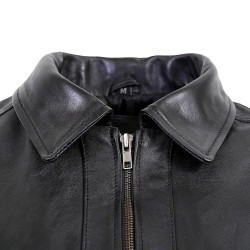 Raven Black Leather Jacket