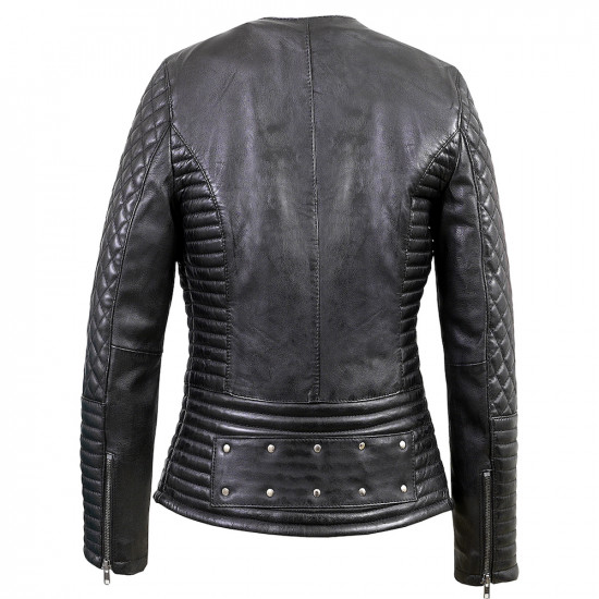 Studded Black Leather Jacket