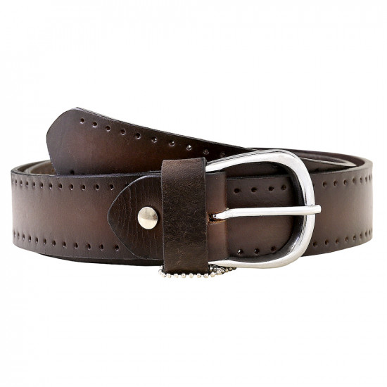 Harrison Brown Leather Belt