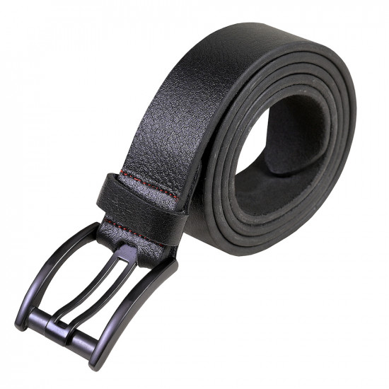 Classic Black Leather Belt