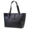 Athena Black Leather Tote