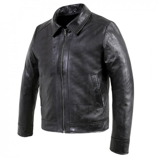 Raven Black Leather Jacket